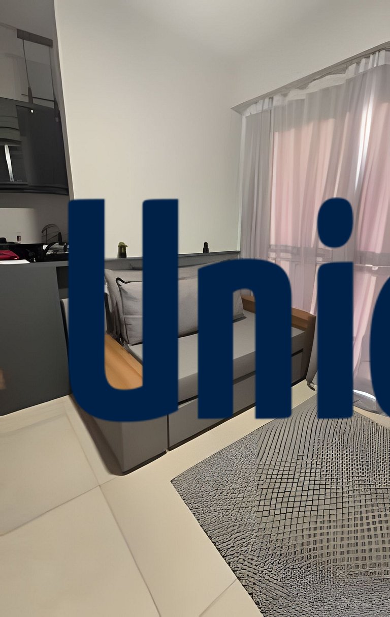 1308 Studio Moderno Completo na Melhor Localização