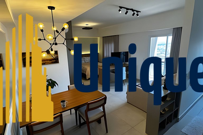 316 Studio Moderno Completo na Melhor Localização