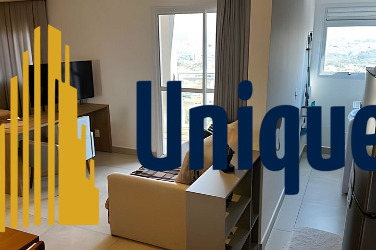 1518 Studio Moderno Completo na Melhor Localização
