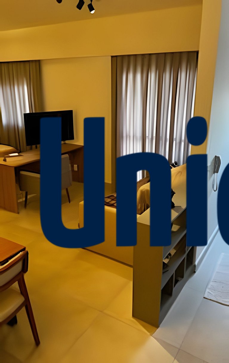 1518 Studio Moderno Completo na Melhor Localização