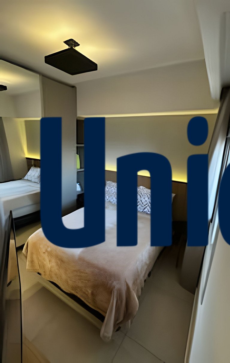1518 Studio Moderno Completo na Melhor Localização