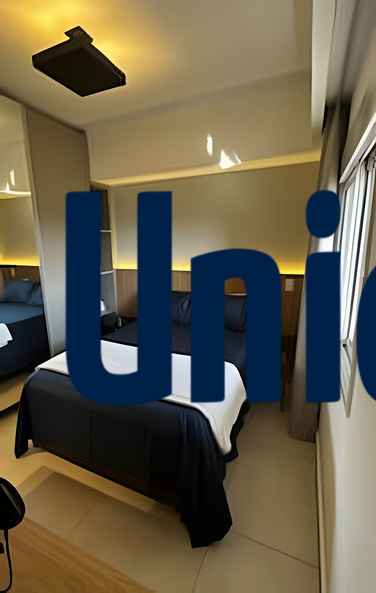 1518 Studio Moderno Completo na Melhor Localização