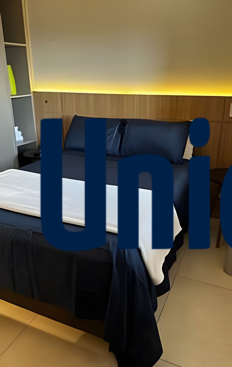 1518 Studio Moderno Completo na Melhor Localização
